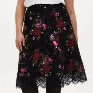 Torrid Floral Skirt